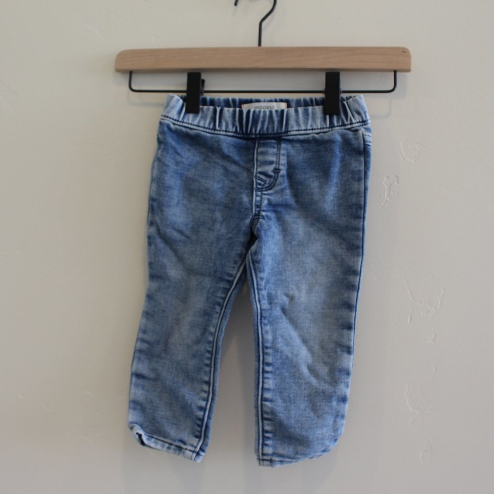 Gymboree Baby Girl Toddler Wash Denim Elastic Waist